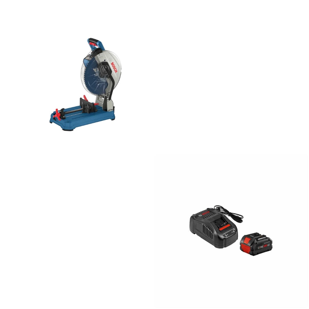 Bosch GCD18V-14N 14" Dry Cut Saw Kit W/ FREE GXS18V-12N14 8.0Ah Starter