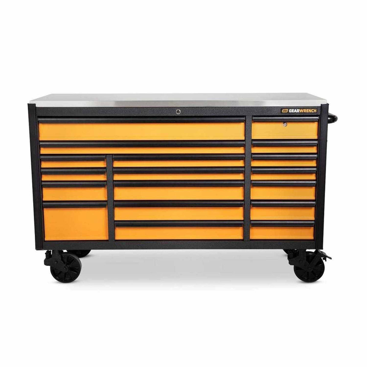 GEARWRENCH 83248 72" 18 Drawer GSX Series Rolling Tool Cabinet with Stainless Steel Worktop