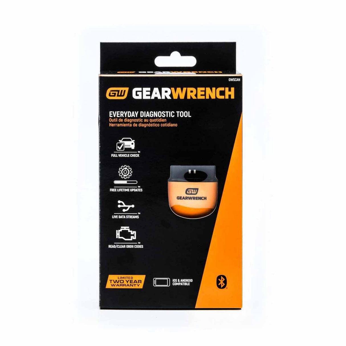GEARWRENCH GWSCAN2PK Everyday Diagnostic Tool Bluetooth OBDII Tester (2 Pack) - 6