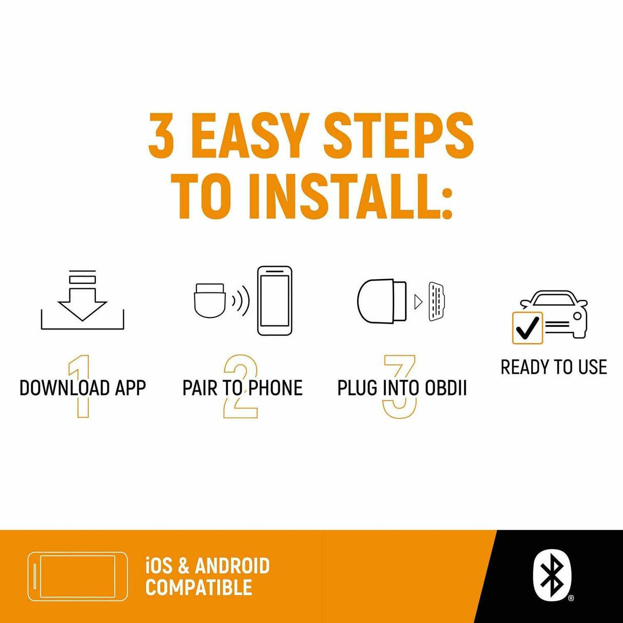 GEARWRENCH GWSCAN2PK Everyday Diagnostic Tool Bluetooth OBDII Tester (2 Pack) - 7