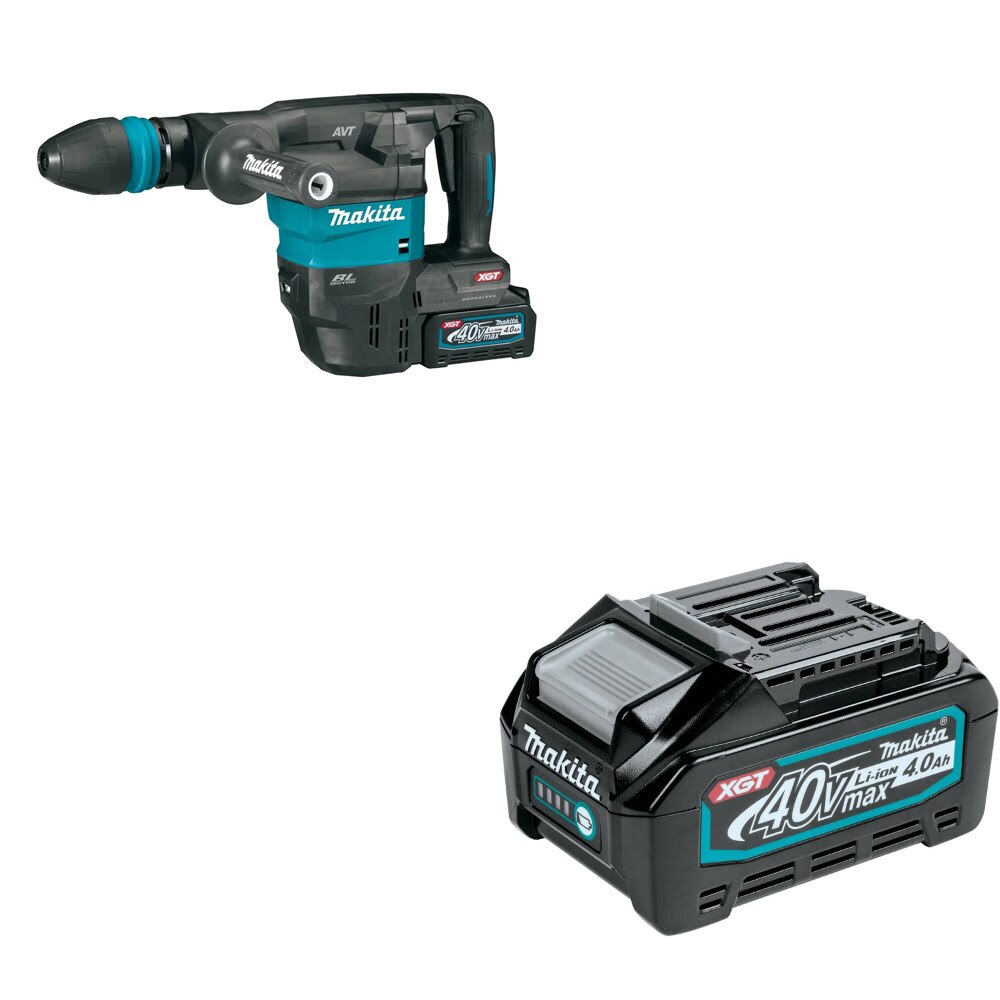 Makita GMH01M1 40V Demolition Hammer Kit W/ FREE BL4040 4.0Ah Battery