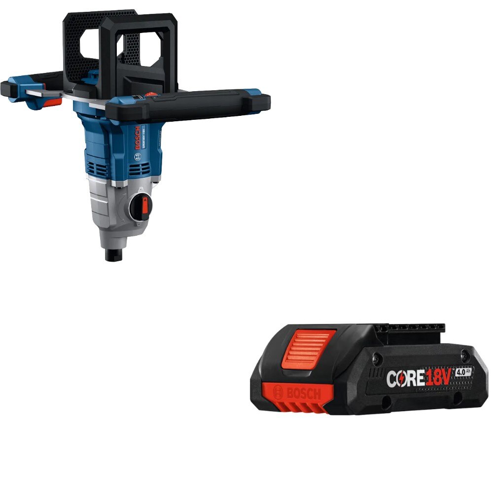 Bosch GRW18V-160N Mud Mixer Kit W/ FREE GBA18V40 4.0Ah Battery