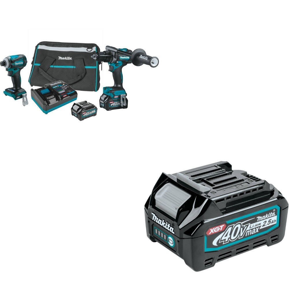 Makita GT200D Combo Kit W/ FREE BL4025 2.5Ah Battery