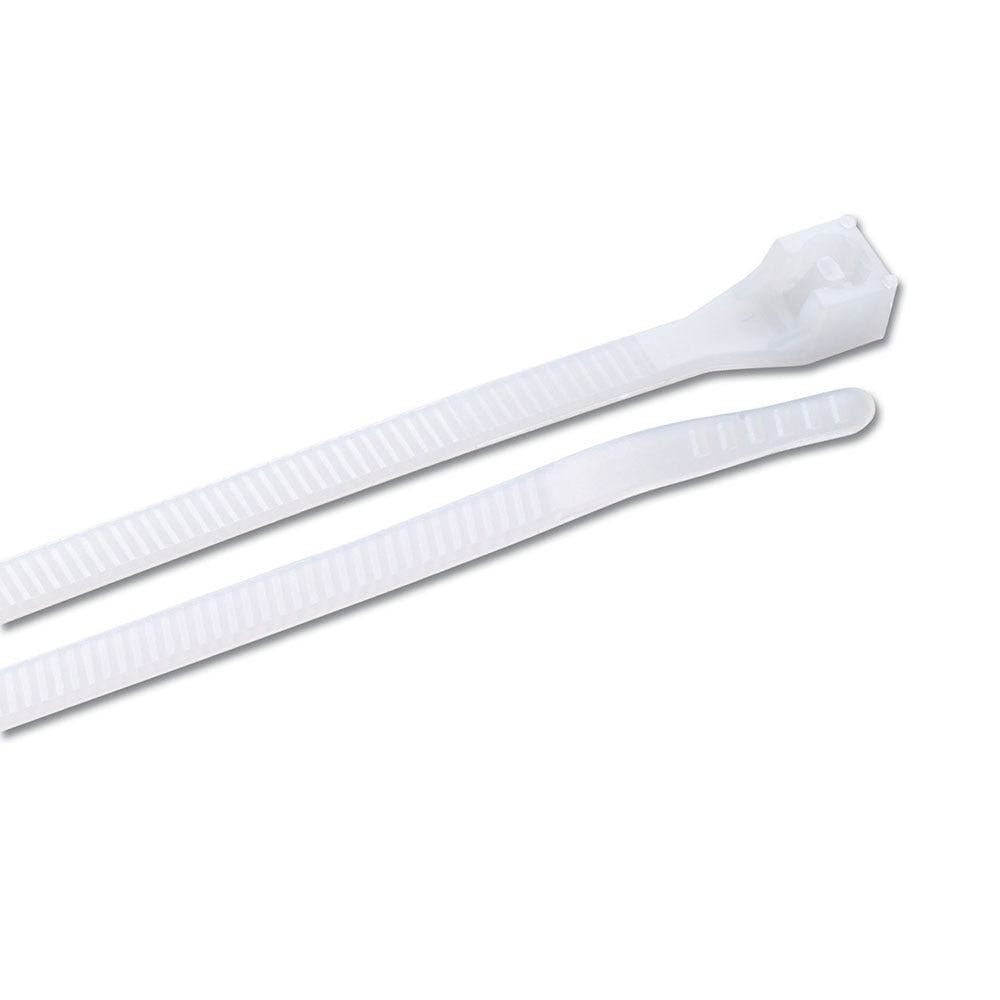 Gardner Bender 46-210 11" Double Lock Cable Ties, Natural, 45 lbs., 100 Pack/Bag - 4