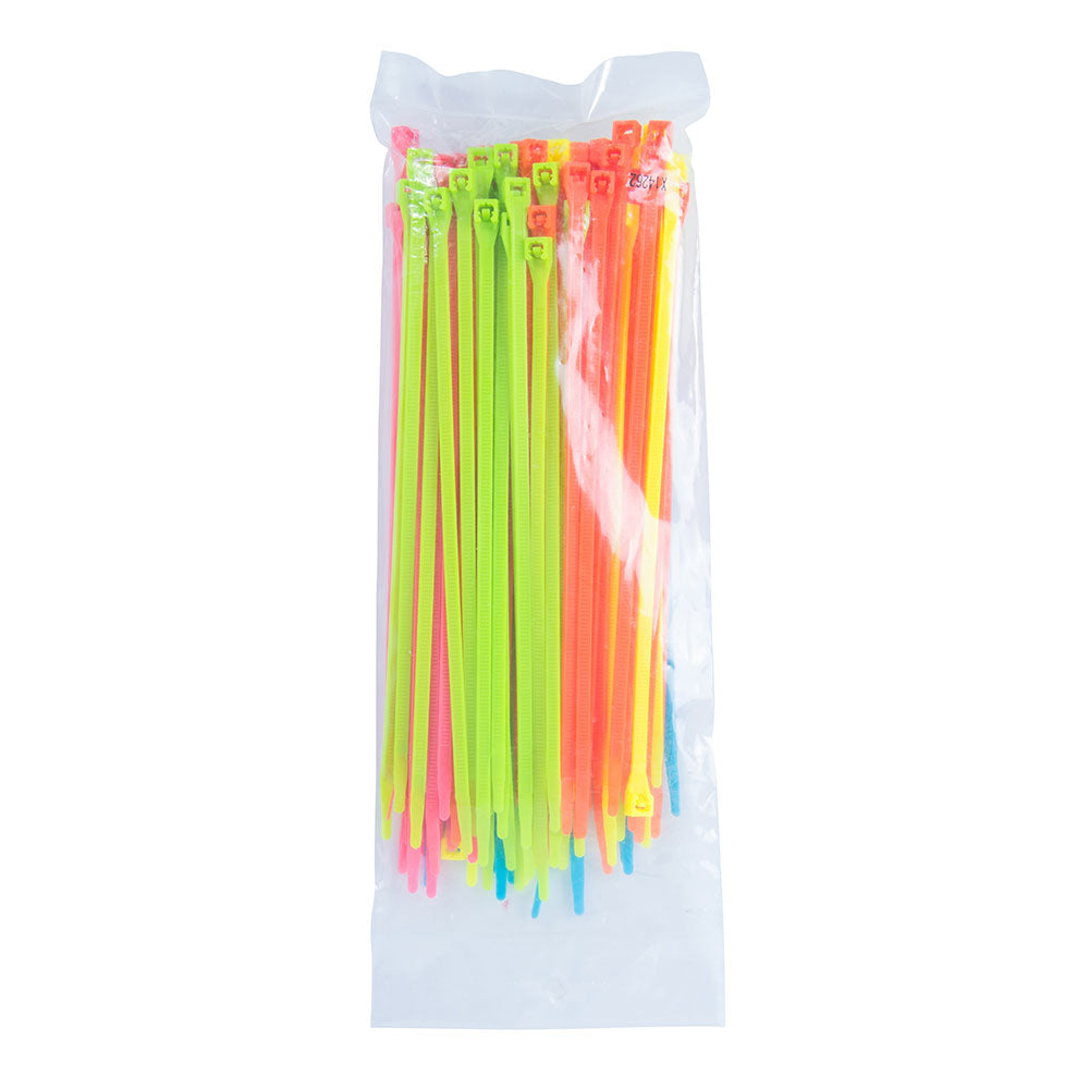 Gardner Bender  46-308FST Cable Tie 8" 75lb Assorted Neon Colors (100-Pack) - 2