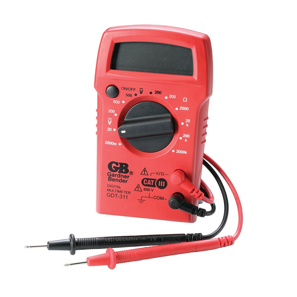Gardner Bender GDT-311 Digital Multimeter 3 Func. 11 Range manual