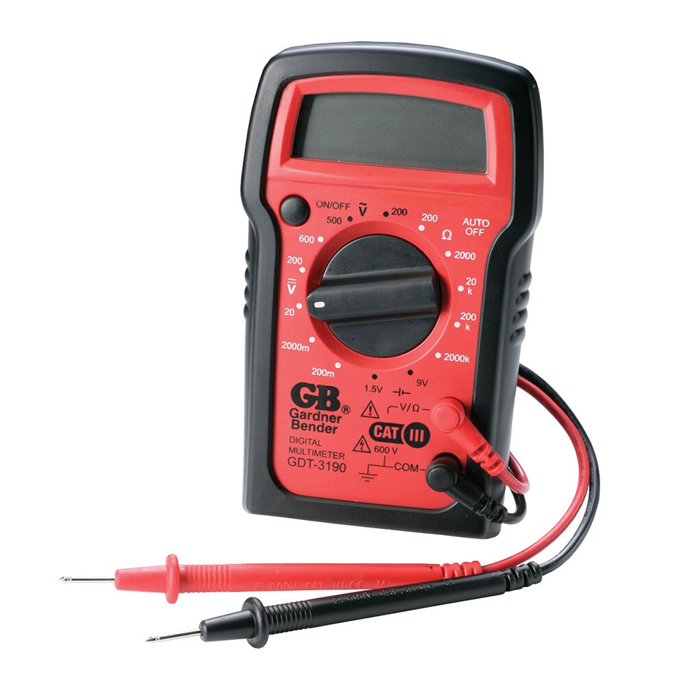 Gardner Bender GDT-3190 Digital Multimeter 4 Func. 14 Range manual