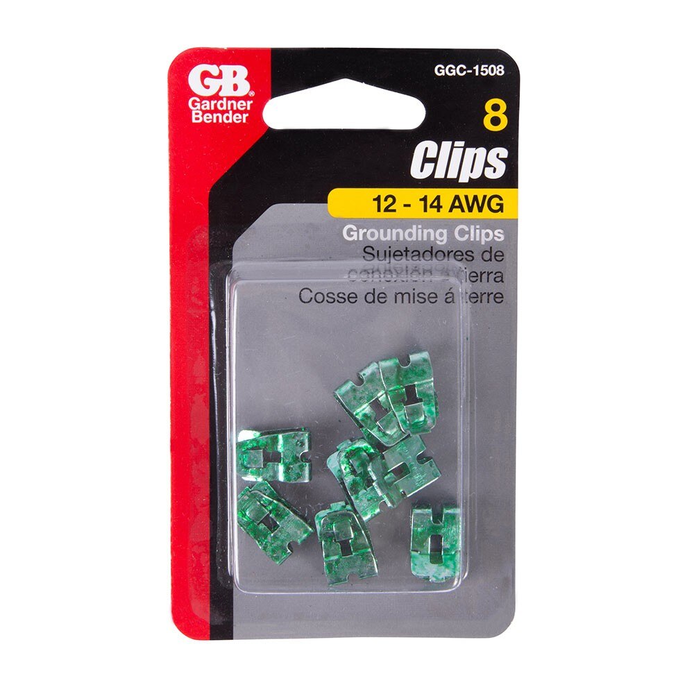 Gardner Bender GGC-1508 Grounding Clip, 8/Cd