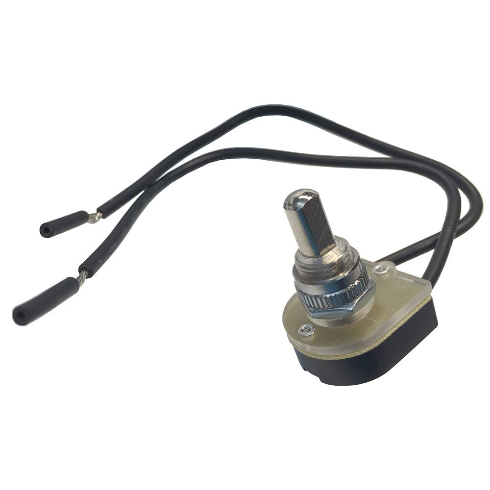 Gardner Bender GSW-24 Nickel Push O/F SPST 6A 125VAC Wired