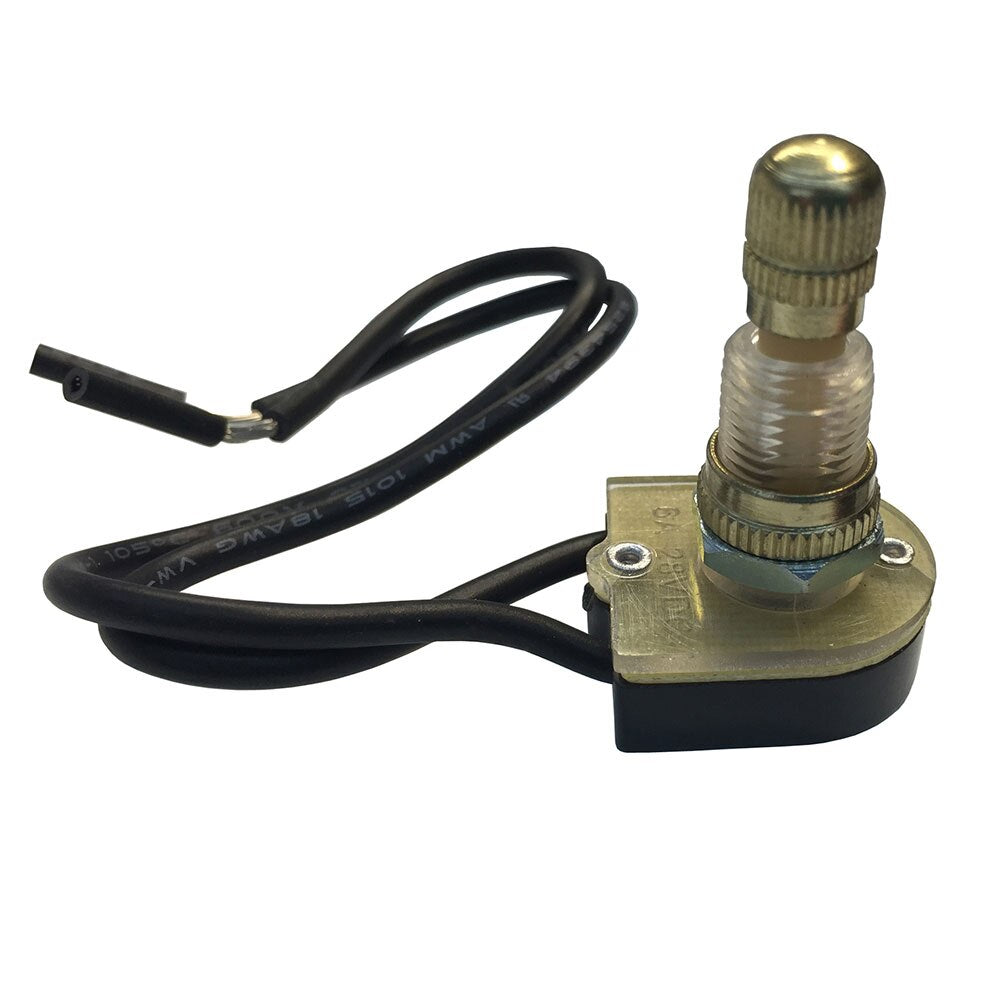Gardner Bender GSW-61 Brass Rotary SPST 6A 125VAC O/F