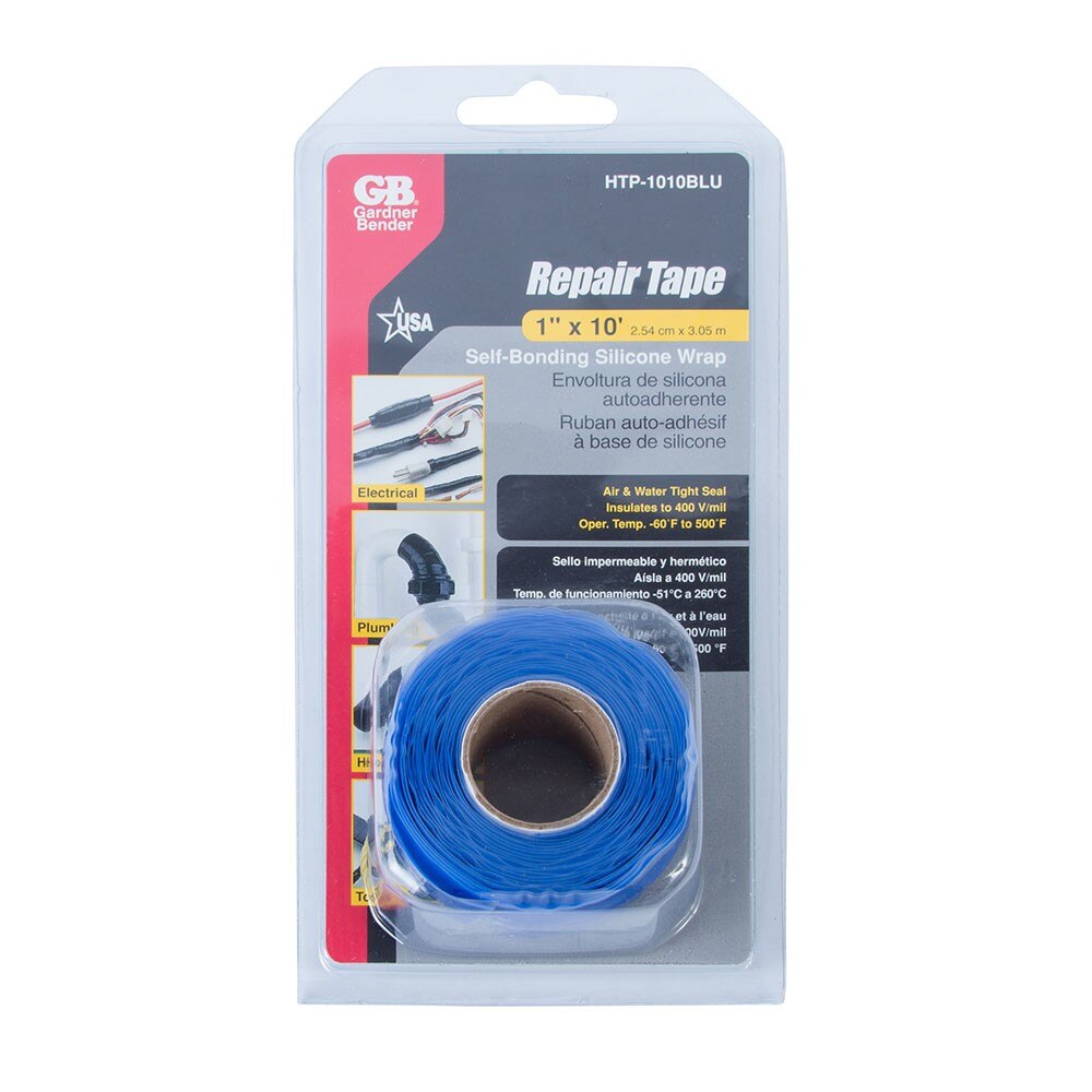 Gardner Bender HTP-1010BLU Tape Repair Tape 1"x10, Blue