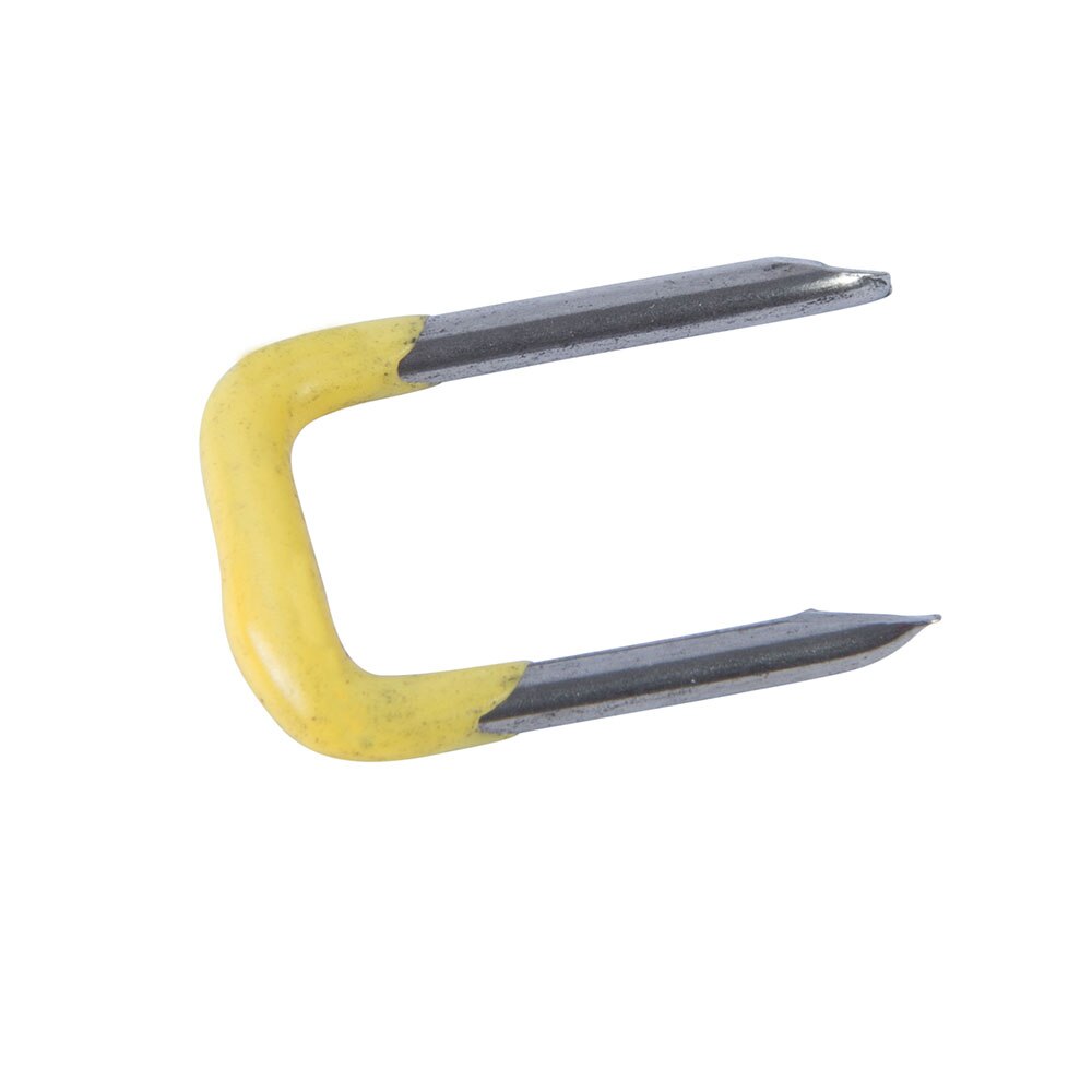 Gardner Bender MDI-150Y PVC Insulated Metal Staple 1/2 x 1", 100/Box