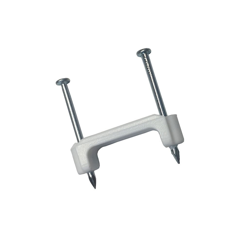 Gardner Bender PS-175ZN Plastic Staple 3/4" White, 100/Bag