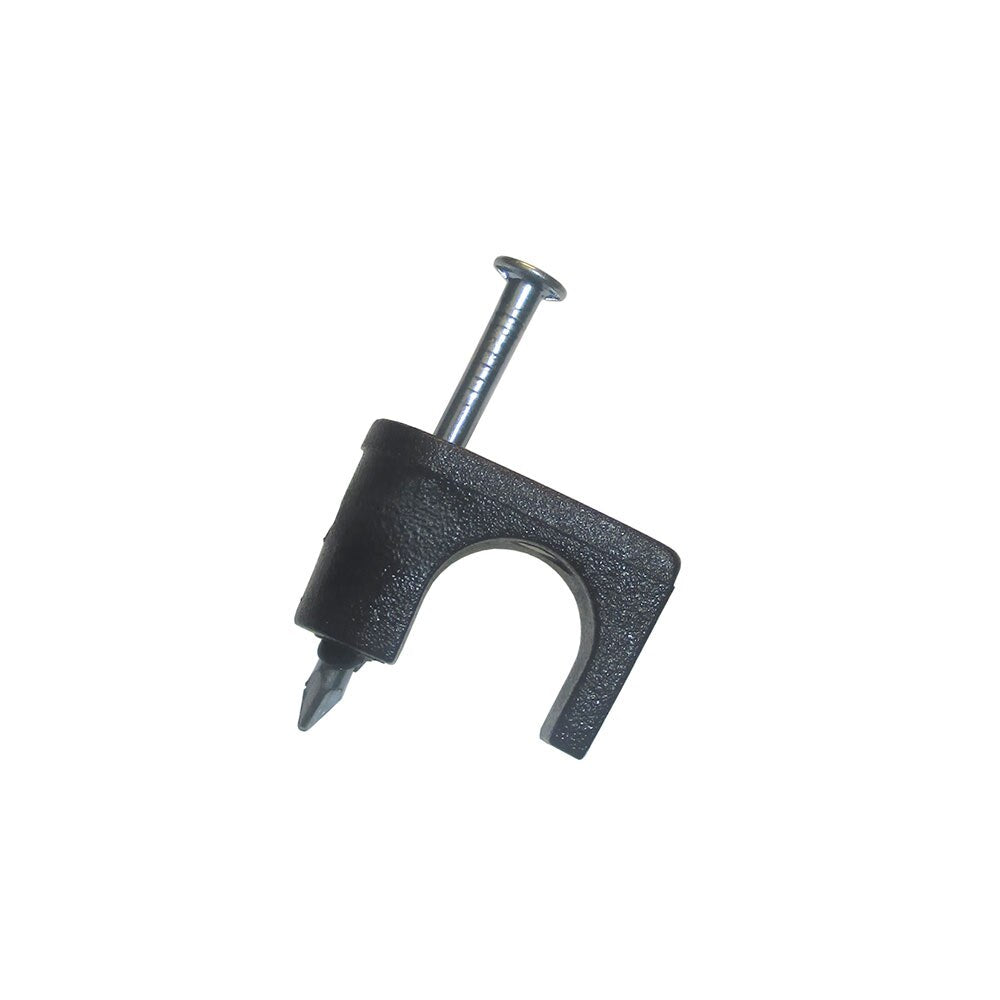 Gardner Bender PSB-1650T Coax Staple 1/4" Black, 25/Clam