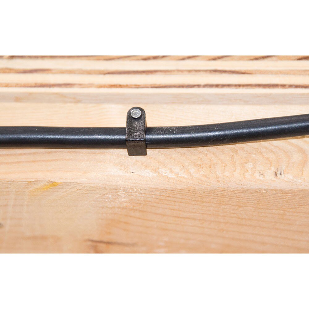 Gardner Bender PSB-165 Coax Staple 1/4" Black, 50/Clam