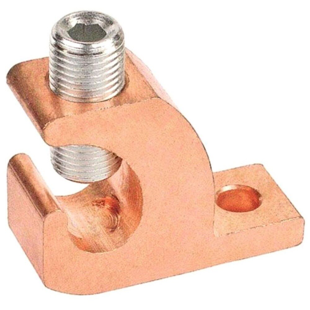 Garvin 1/0-8CL 1/0-8 Copper Lay-In Lug for Boxes or Enclosures