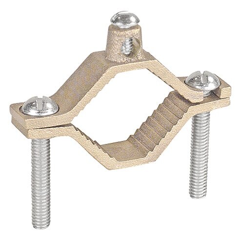 Garvin GCB125200 Bronze Ground Clamp for Bare Wire or Pipe up to 2"
