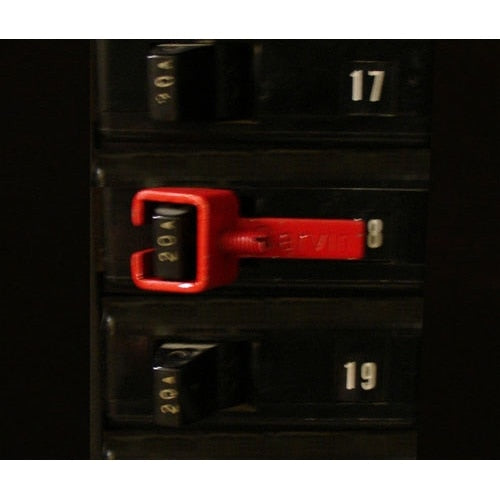Garvin UBL1-RED Red Universal Circuit Breaker Lock Out Device - 4