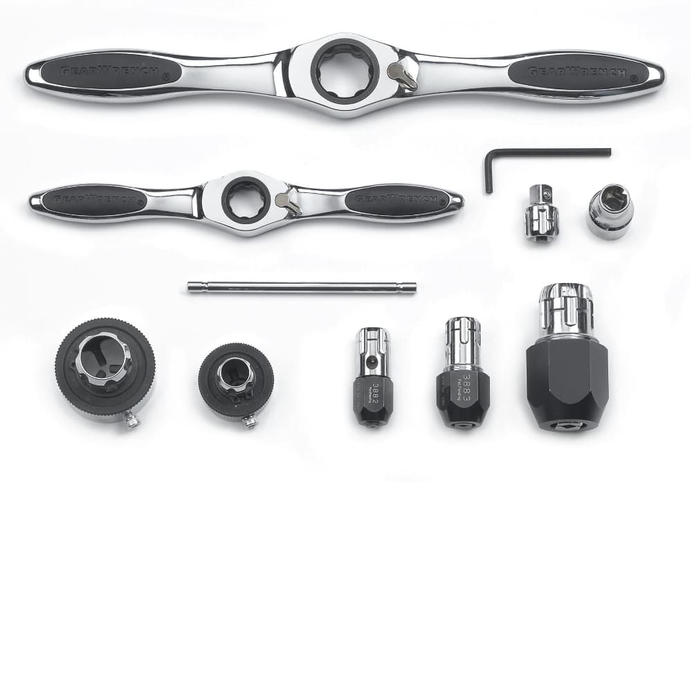GearWrench 82807 11 Pc. Ratcheting Tap and Die Accessory Set - 2