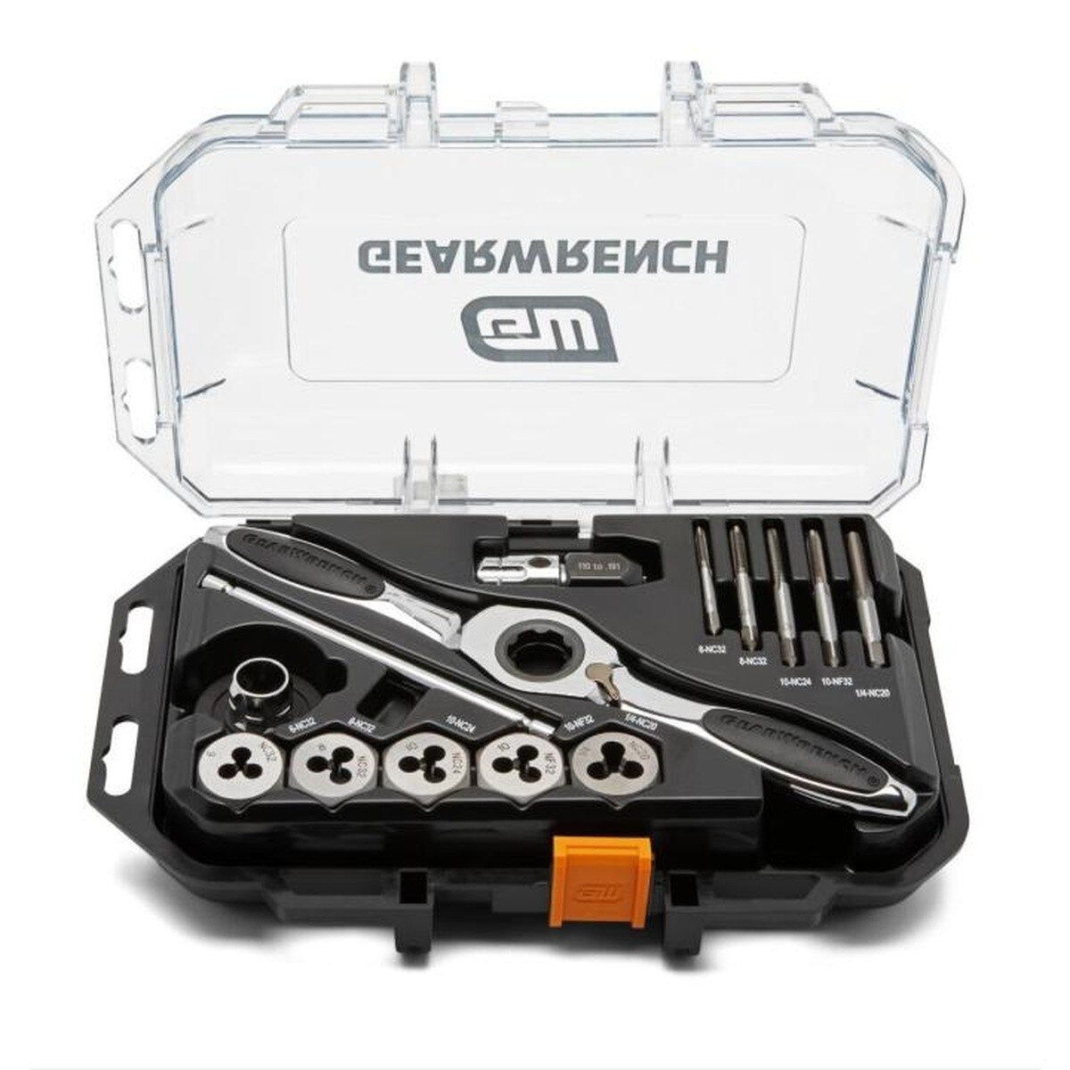 GearWrench 82816 15 Piece SAE Ratcheting Tap and Die Set (15 Piece Set)