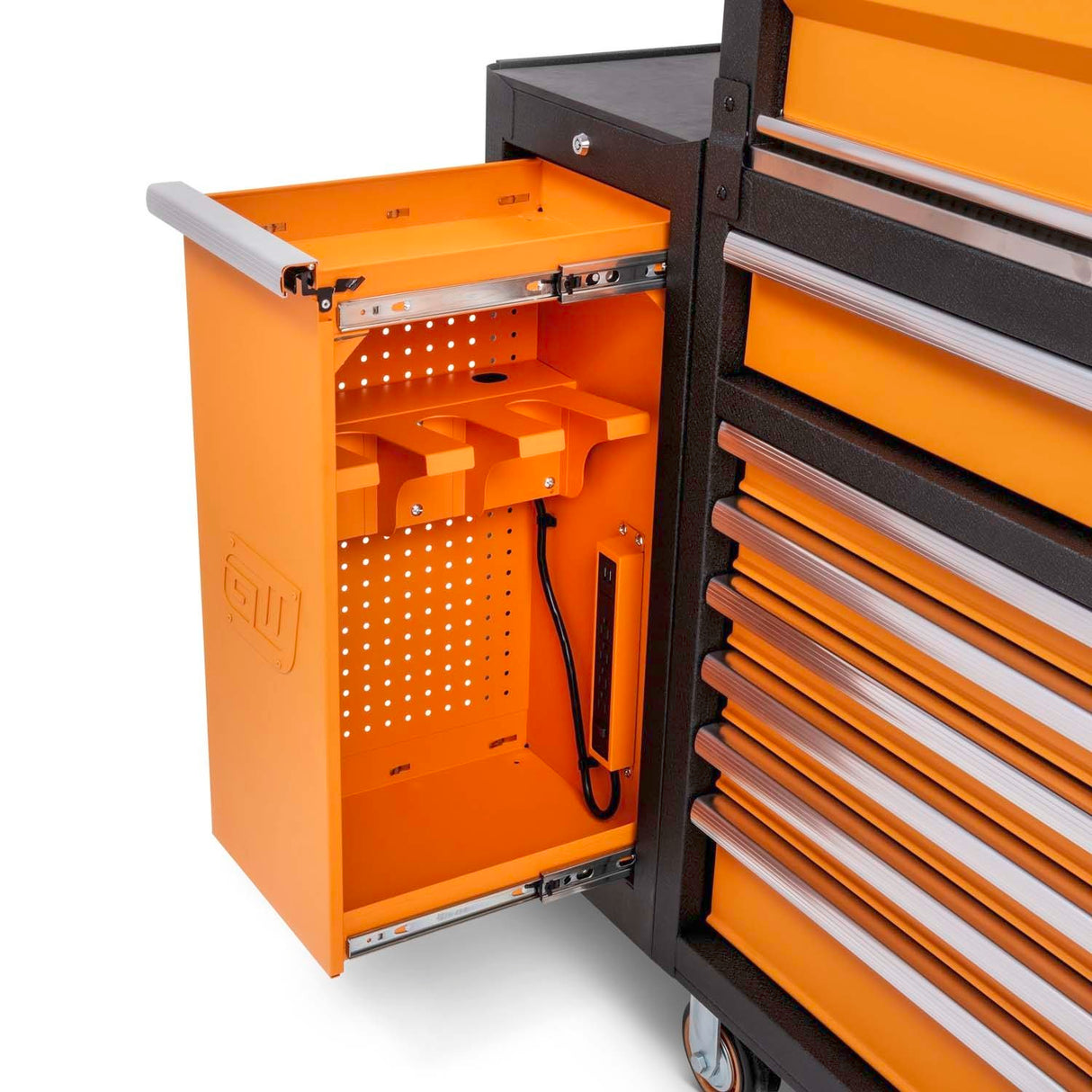 GearWrench 83247SL 15 in. Side Locker for 52 in. Rolling Tool Cabinet System with Built-In Power Strip - 5
