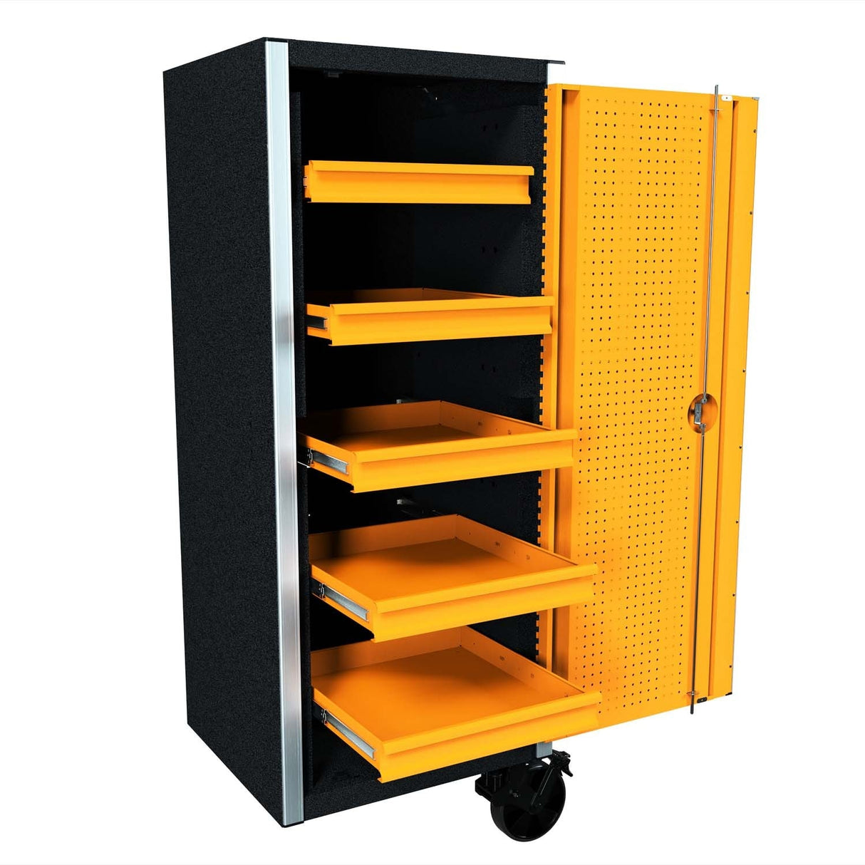 GearWrench 83249SL 28 in x 24 in Steel Side Locker with Power Strips for 72 in Rolling Tool Cabinet System - 3