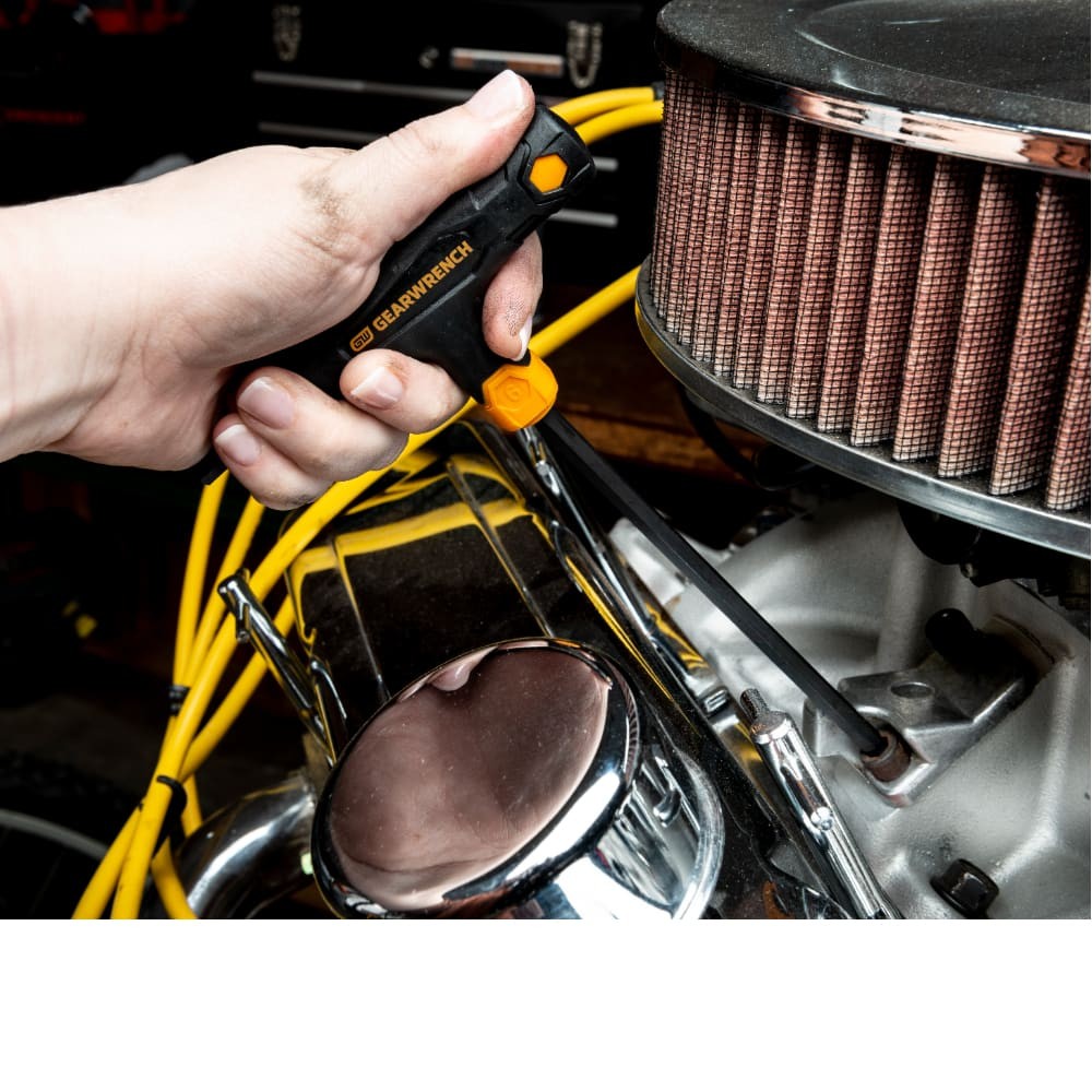 GearWrench 83520 8 Piece Metric Ball End T-Handle Hex Key Set - 3