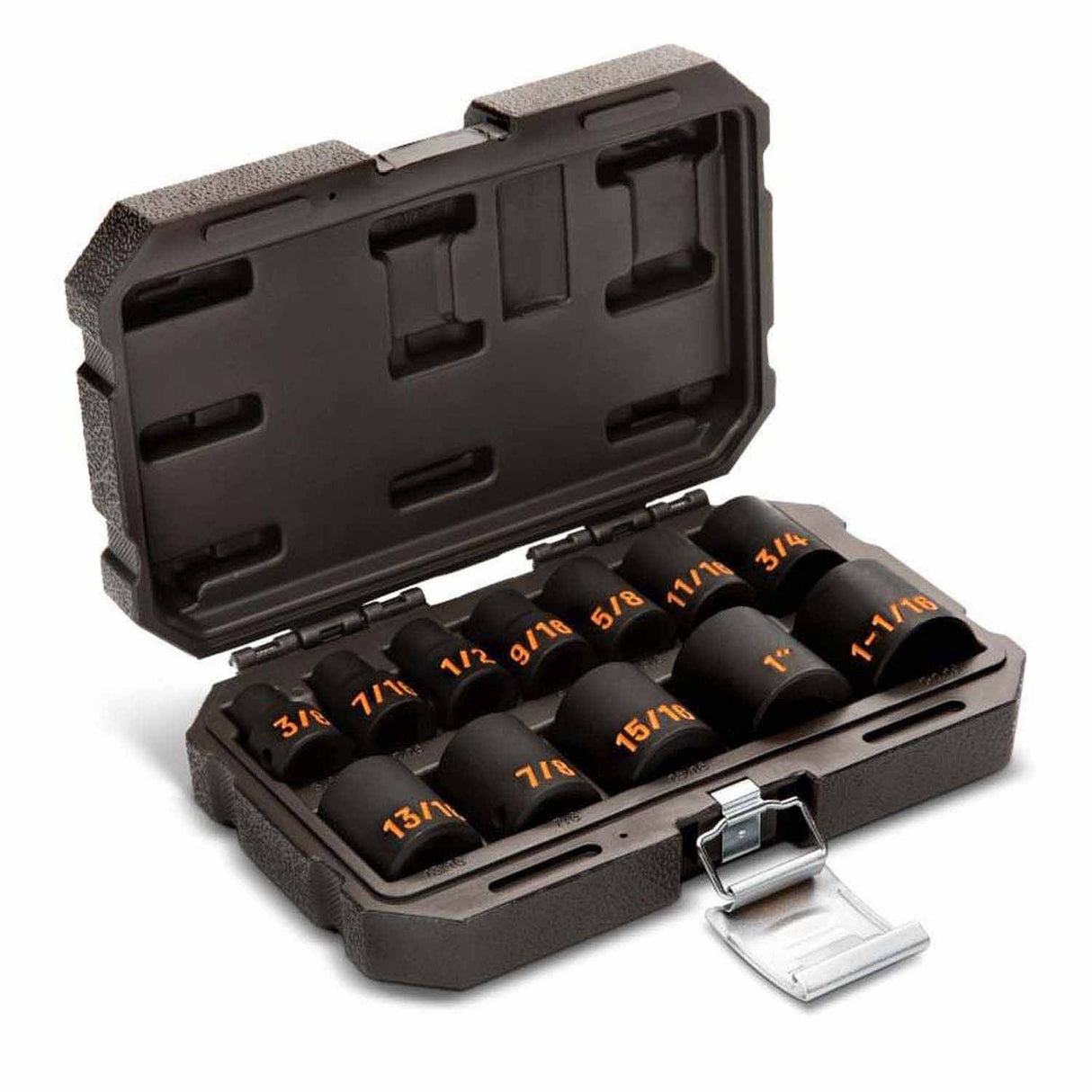 GearWrench 84931H 12 Piece 1/2" Drive 6 Point SAE Hi-Viz Impact Socket Set - 3