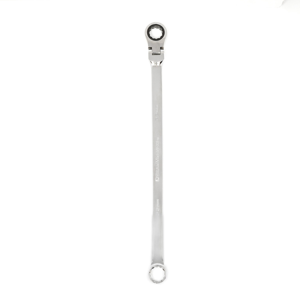 GearWrench 86022 22mm 72-Tooth XL GearBox Flex Head Double Box Ratcheting Wrench