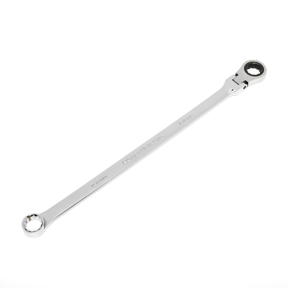 GearWrench 86022 22mm 72-Tooth XL GearBox Flex Head Double Box Ratcheting Wrench - 2