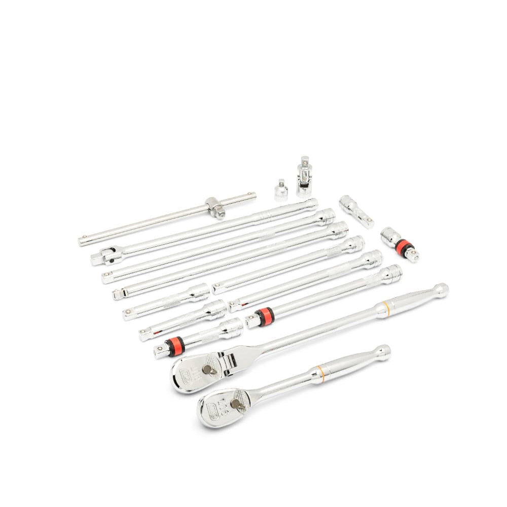 GearWrench 86522 16 Pc. 1/2" 90-Tooth Ratchet & Drive Tool Set with EVA Foam Tray - 5