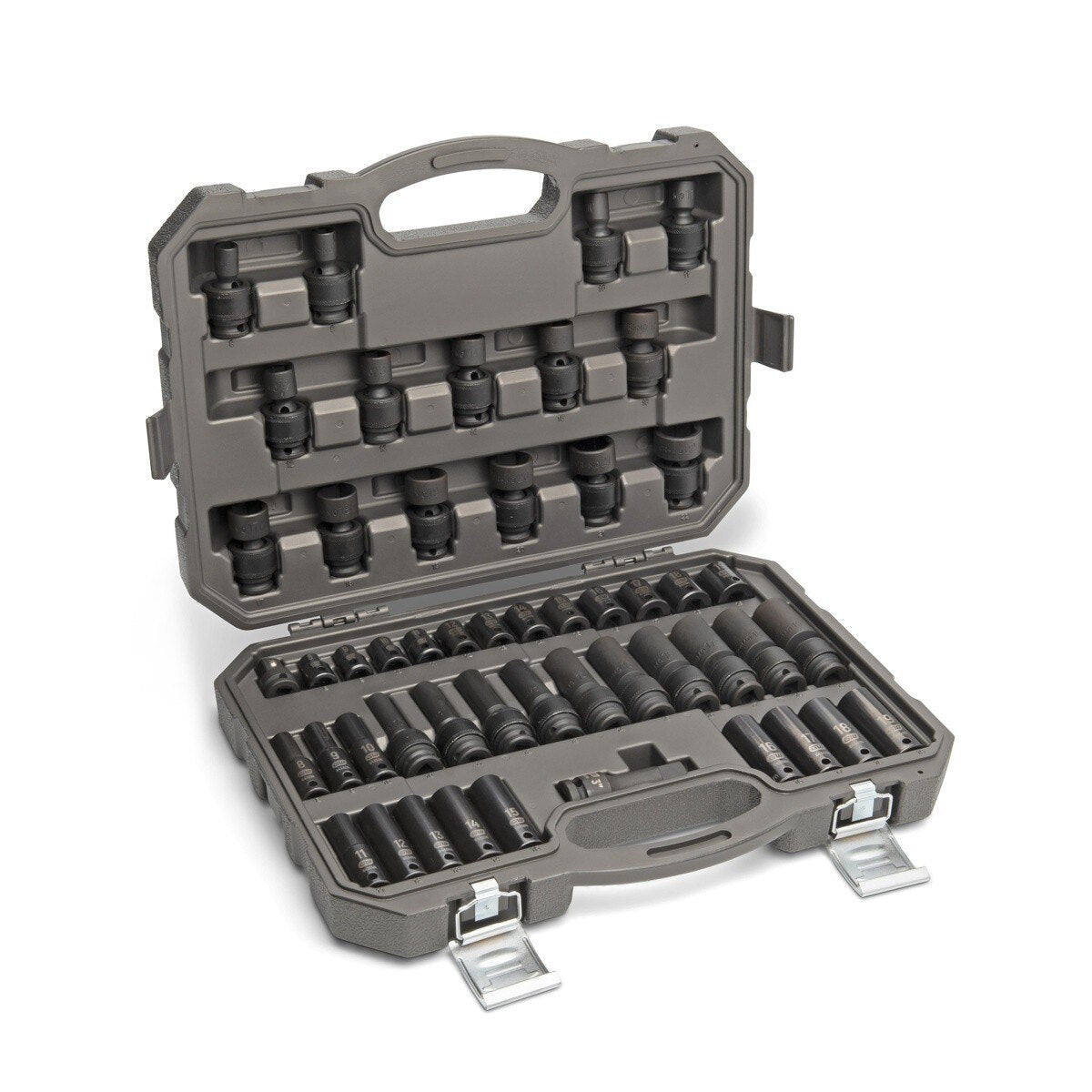 GearWrench 89092 3/8" Drive 6-Point Metric Standard and Deep Impact Socket Set (51 Piece) - 2