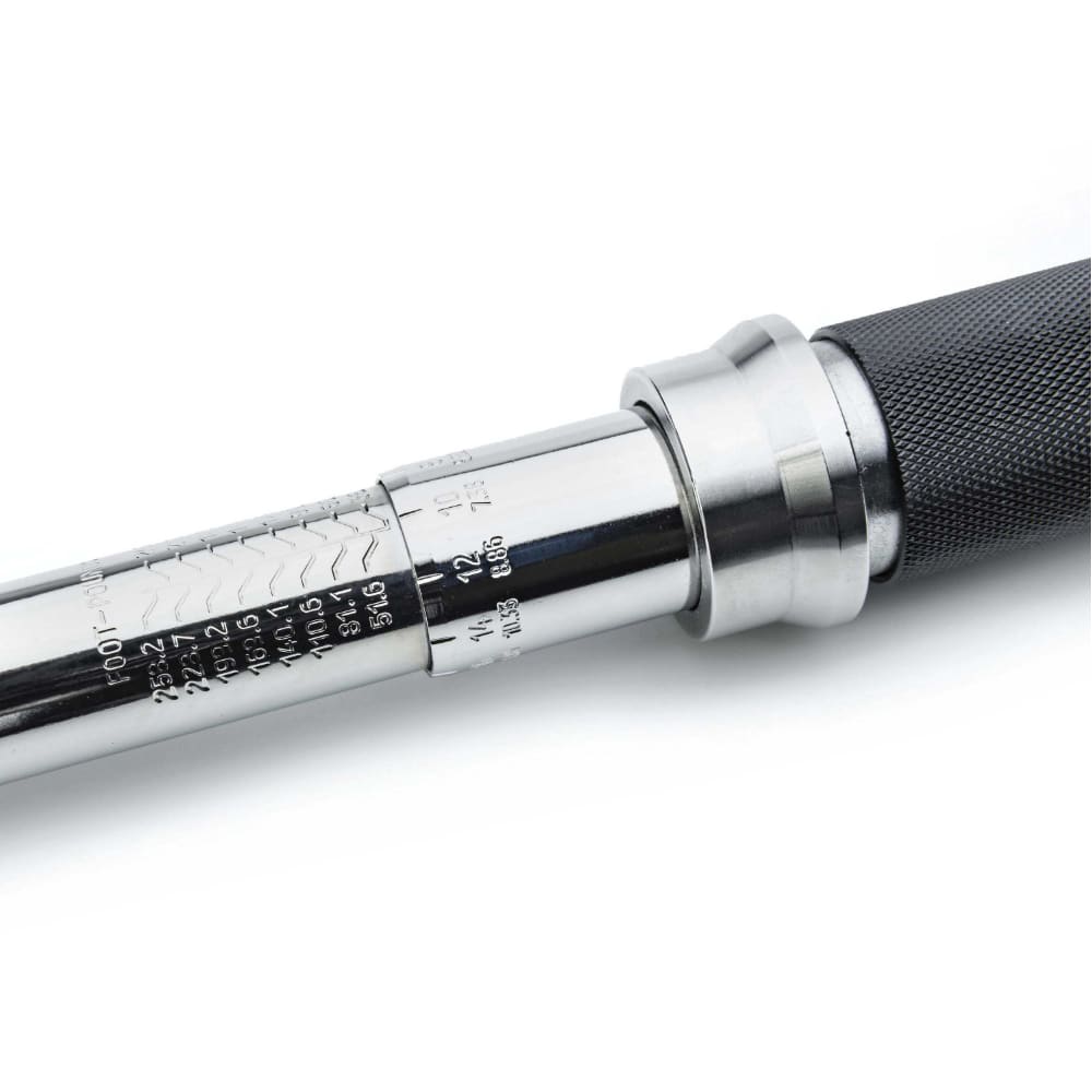 GearWrench 89464 14mm x 18mm Preset Interchangeable Head Torque Wrench 40-200Nm - 4