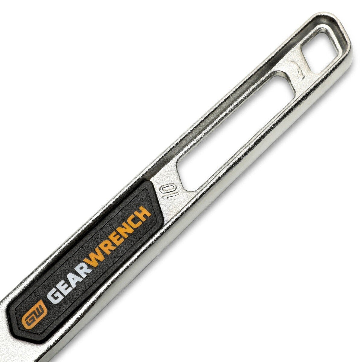 GearWrench 89750 8" and 10" Chrome Adjustable Wrench Set with Wide Jaws (2 Piece) - 4