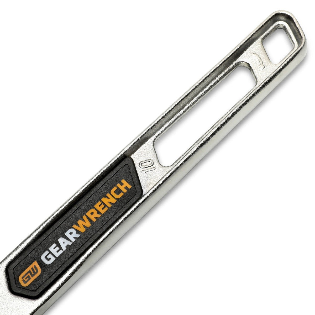 GearWrench 89750 8" and 10" Chrome Adjustable Wrench Set with Wide Jaws (2 Piece) - 4
