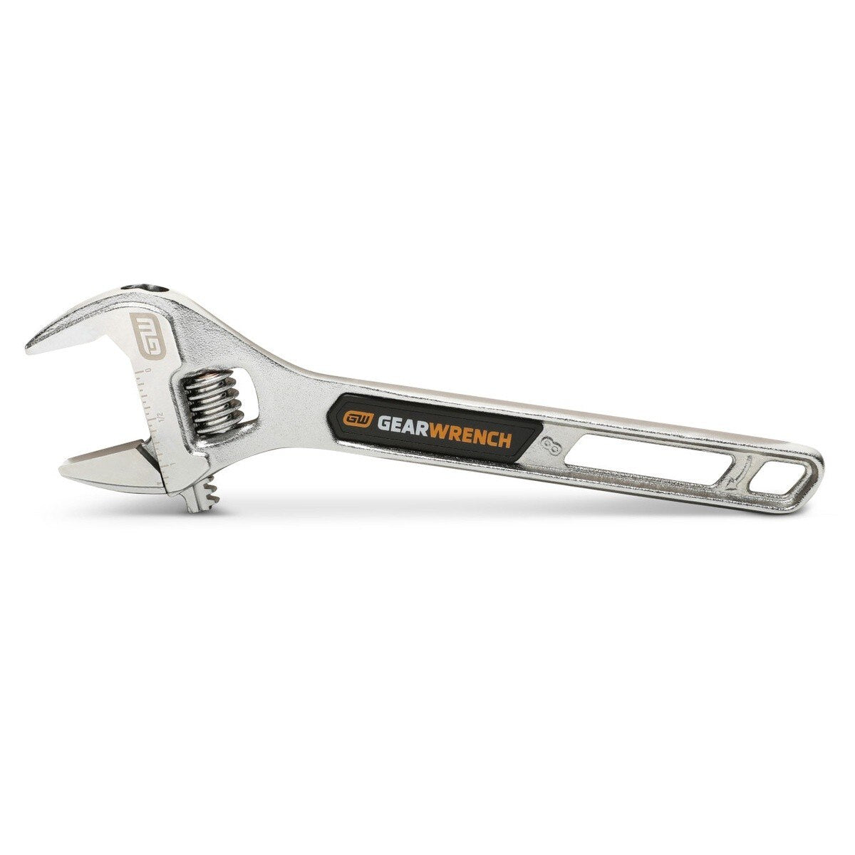 GearWrench 89752 8" Chrome Adjustable Wrench 30mm Jaw Capacity - 4