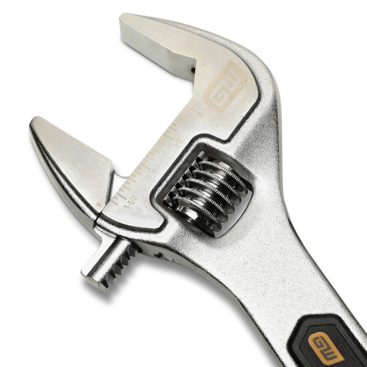GearWrench 89754 12" Chrome Adjustable Wrench 43mm Jaw Capacity - 2