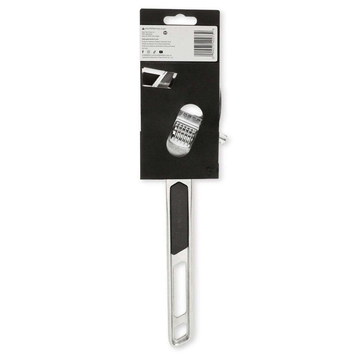 GearWrench 89754 12" Chrome Adjustable Wrench 43mm Jaw Capacity - 6