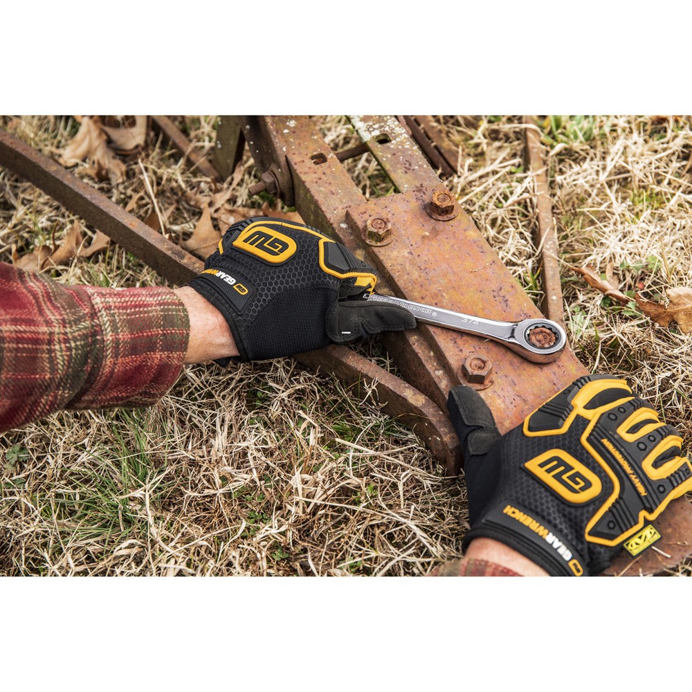 GearWrench 93005 5 Pc. 72-Tooth 12 Point Ratcheting Combination SAE Wrench Set - 4