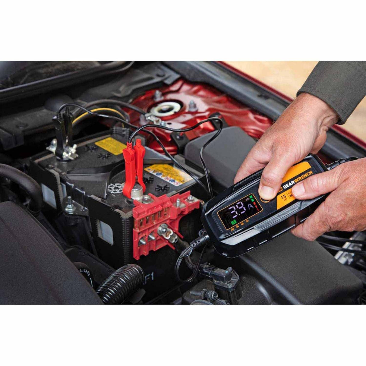 GearWrench GWBC015 1.5A 6V/12V Battery Charger and Maintainer - 7