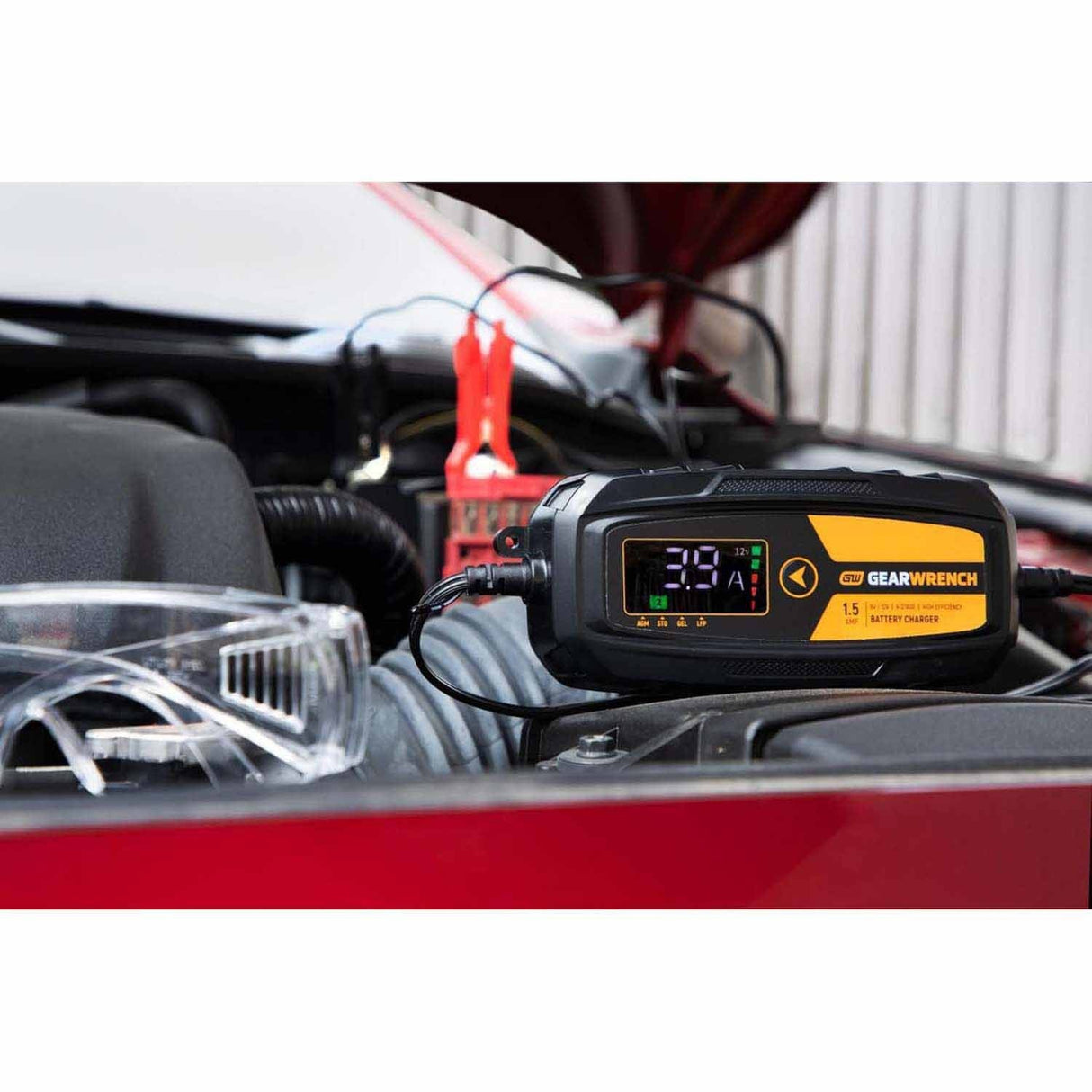 GearWrench GWBC015 1.5A 6V/12V Battery Charger and Maintainer - 8