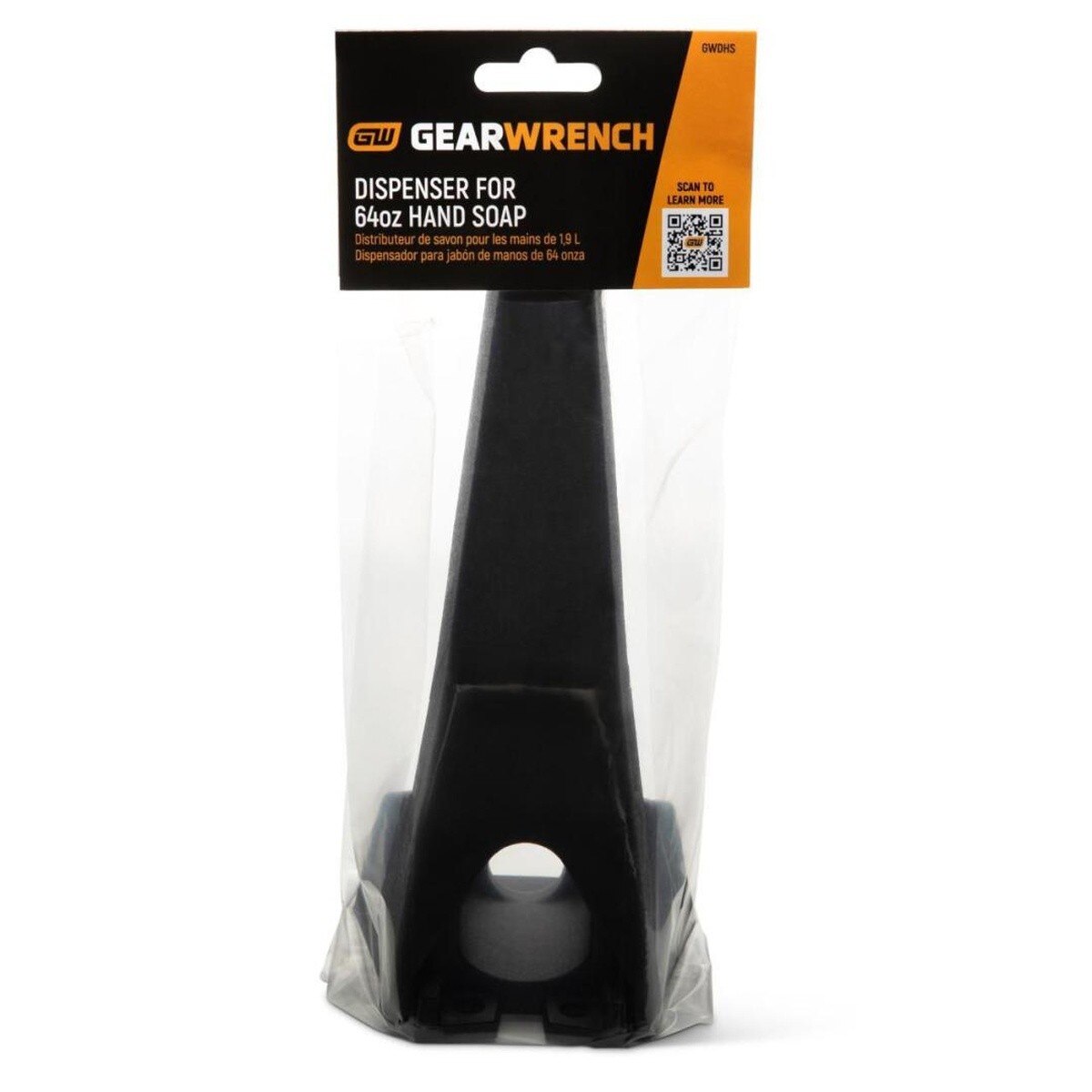 GearWrench GWDHS Wall Dispenser for 64 oz Hand Soap Bottle Mountable or Freestanding