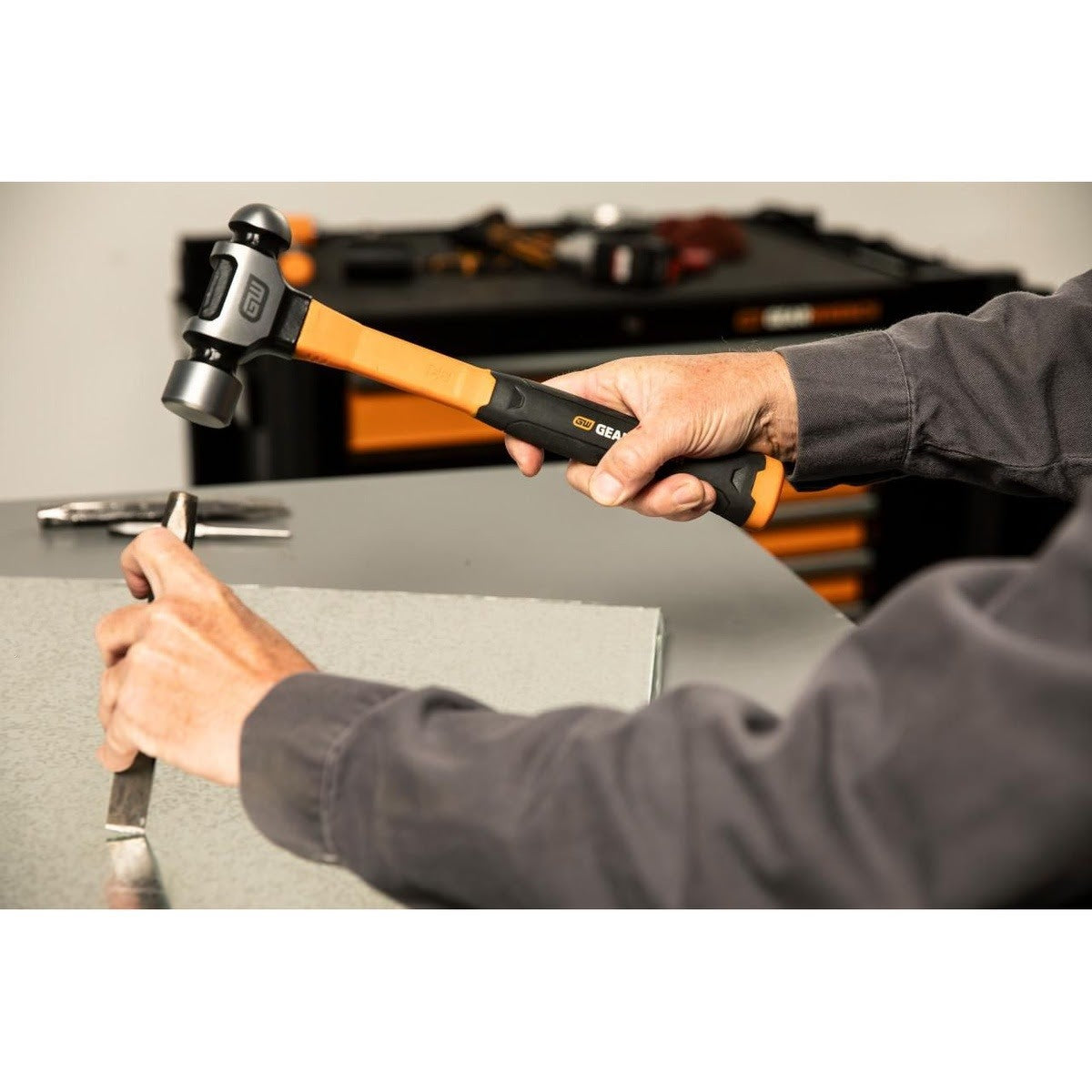 GearWrench GWHFGBP8 8 oz Ball Pein Hammer Fiberglass Handle 11.7 in L - 5