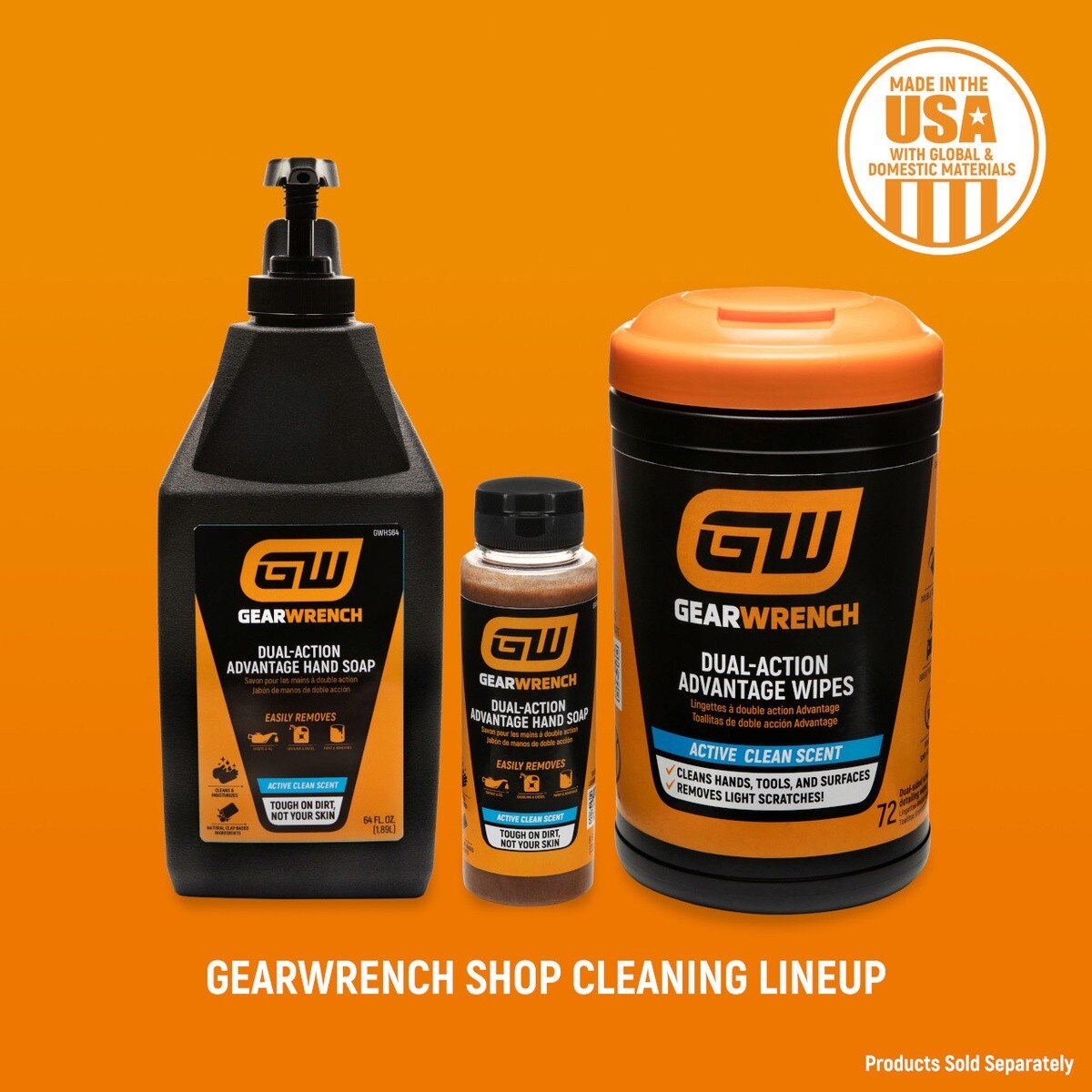 GearWrench GWHS64 Heavy Duty Pumice Hand Soap with Citrus Scent (64 oz) - 7