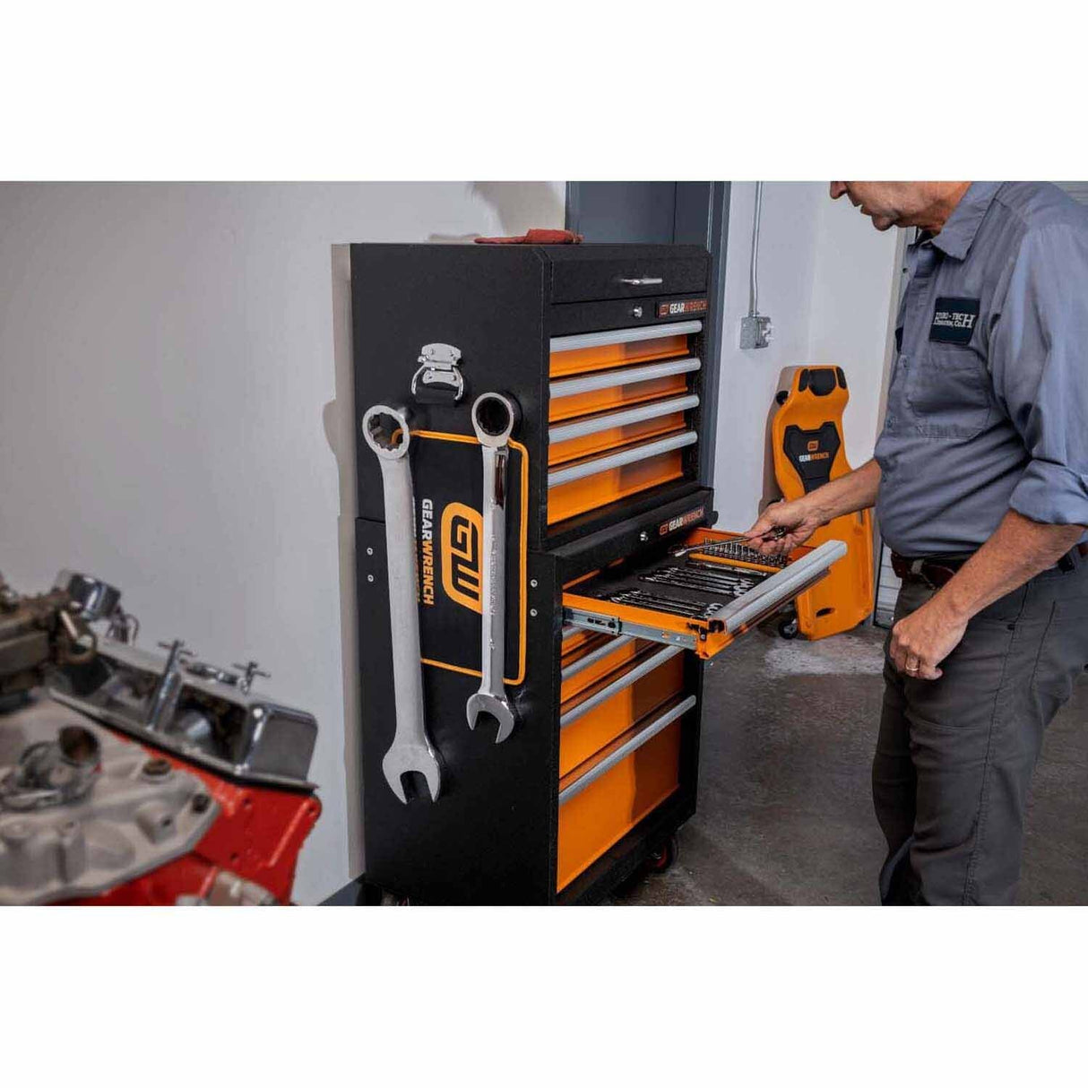 GearWrench GWMAGMAT1812 18"X12" High Strength Magnetic Tool Mat - 5