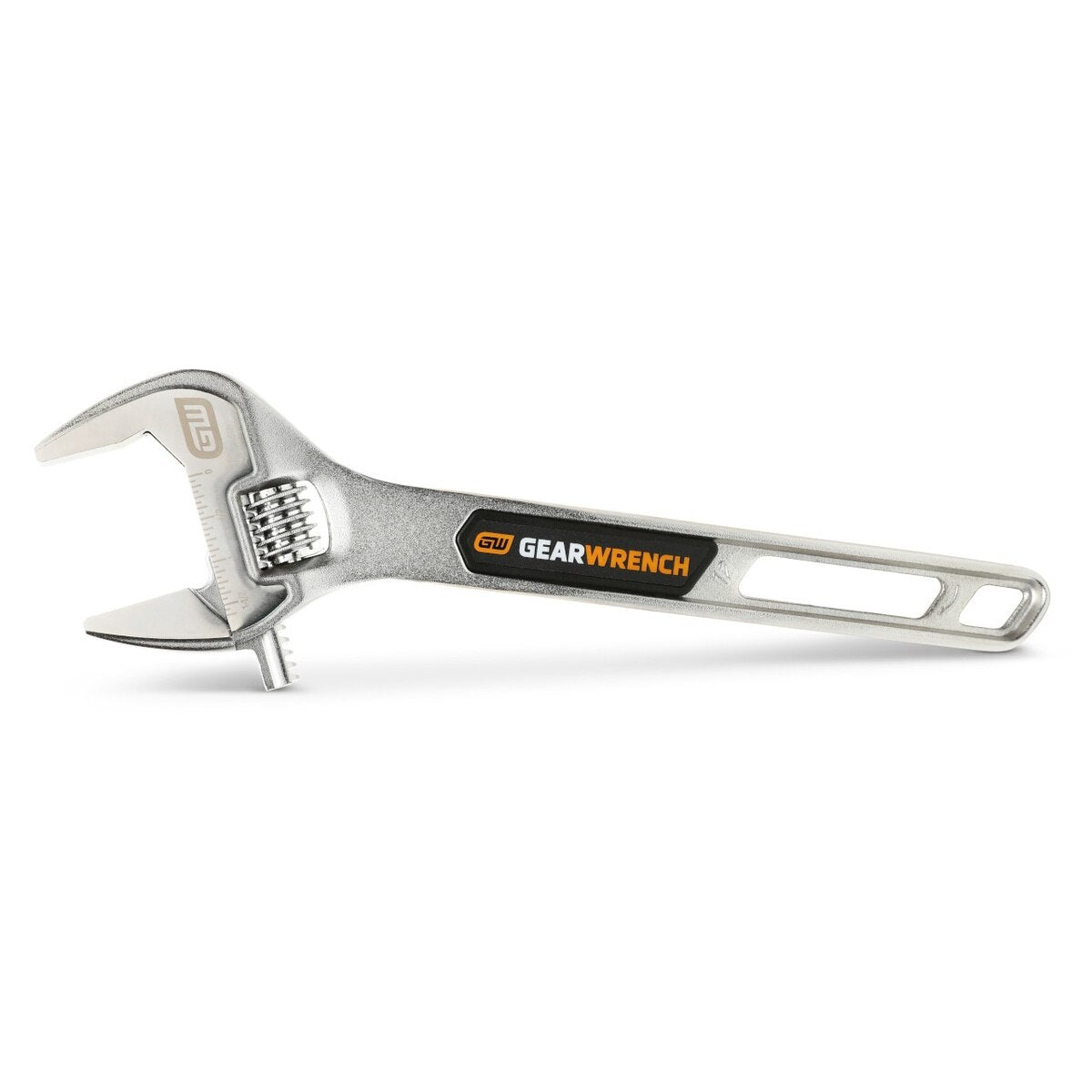 GearWrench GWMSAJW01 6" to 12" Chrome Adjustable Wrench Set with EVA Foam Storage Tray (4 Piece) - 4