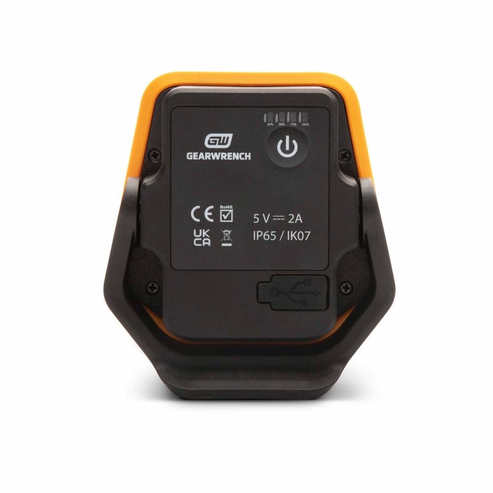 GearWrench GWSL2000 2000 Lumens Rechargeable Shop Light - 5