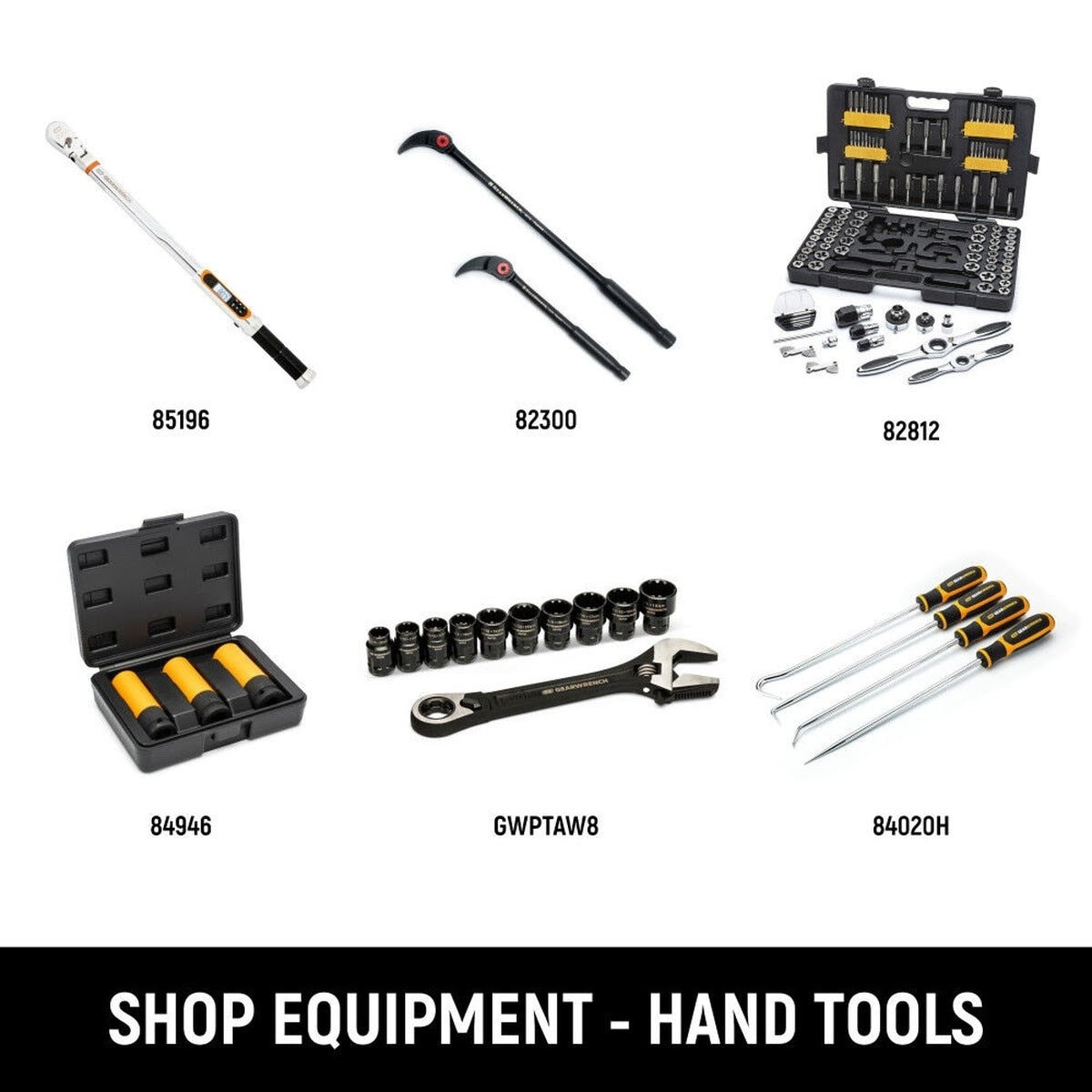GearWrench MEGAMOD1331 MEGAMOD Mechanics Tool Set with Modular Foam Trays, Storage Units and Shop Equipment (1331 Piece) - 11