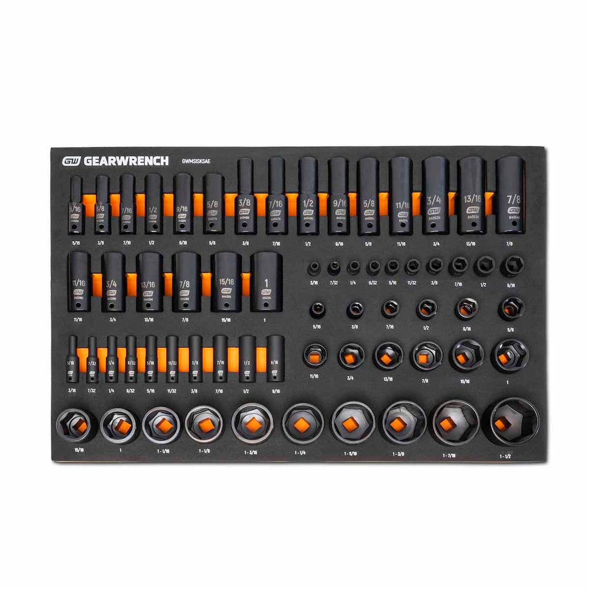 GearWrench MEGAMOD247 247 Piece MEGAMOD Mechanics Tool Set in Modular Foam Trays with Storage Unit - 2