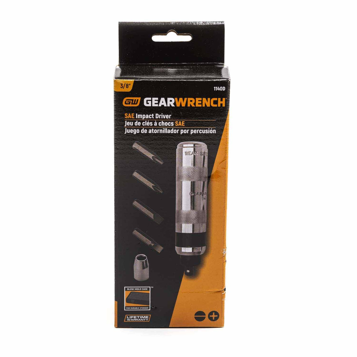 Gearwrench 1140D 6 Piece 3/8" Drive Impact Driver Set - 3